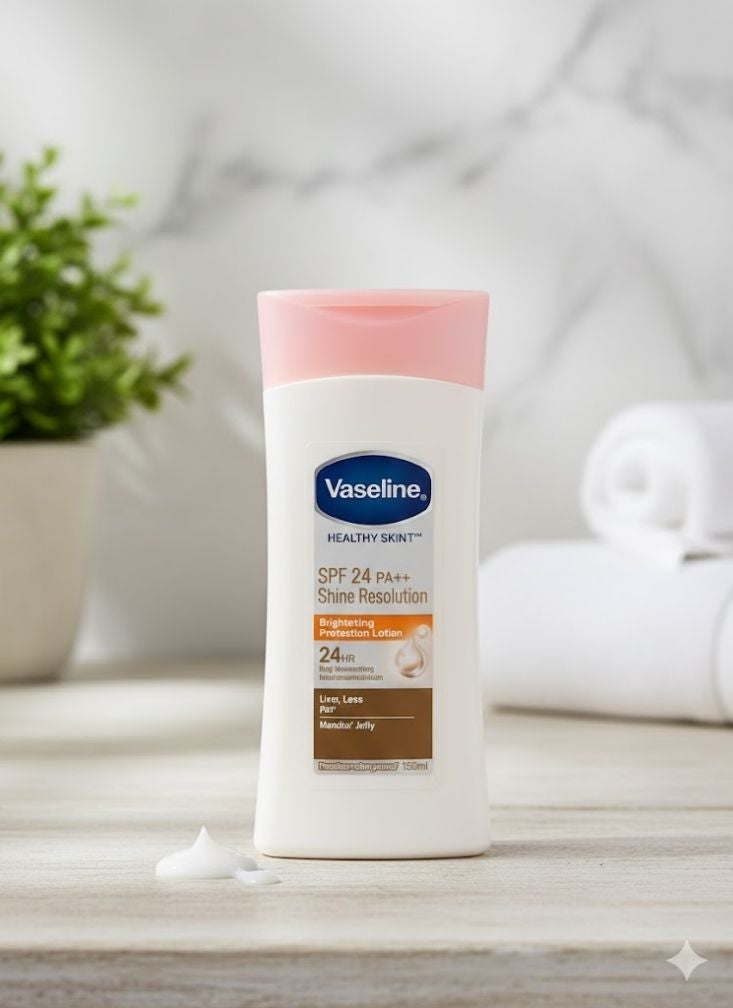 فازلين لوشن فازلين هيلثي سكين للبشرة الصحية لتفتيح البشرة وحماية الجسم من أشعة الشمس - Image 2